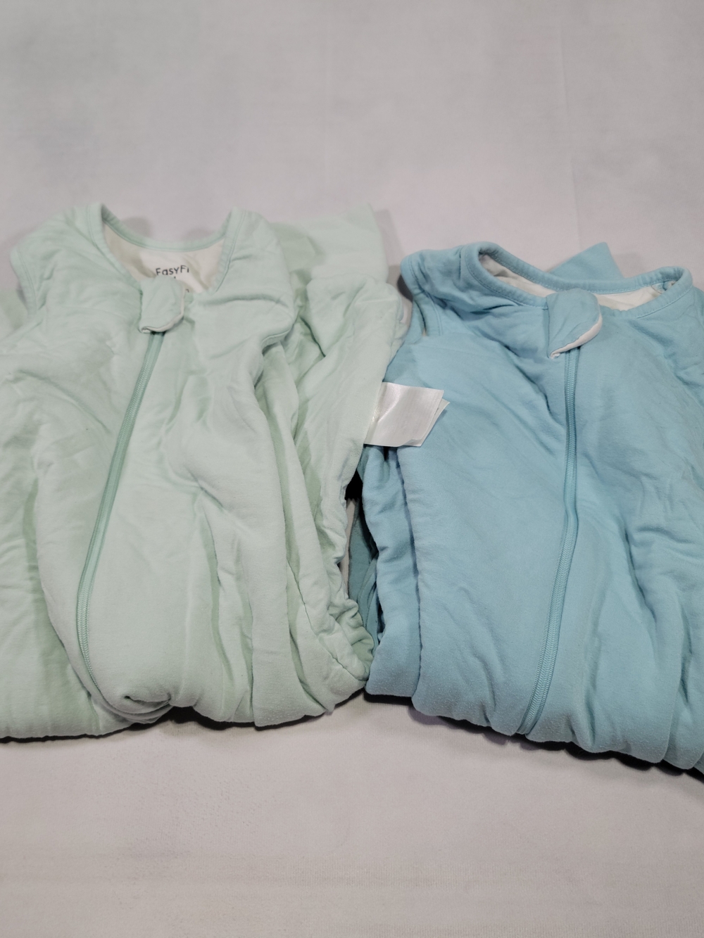 2 Kids Sleep Sack Pajama - Mint Green and Light Blue - ** READ